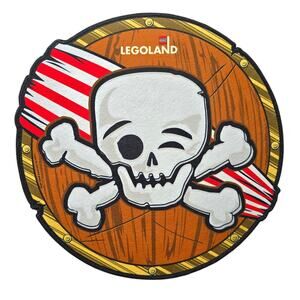 LEGO Legoland Pirates of the Caribbean Pirate Skull Shield / Costume Accessory